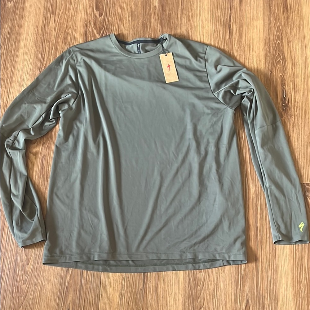 Specialized Men's Olive Long Sleeve Tee